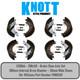 Knott Avonride For Ifor Williams 200x50 Trailer Twin Axle Brake Shoes P000320 X2