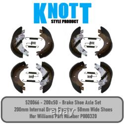 Knott Avonride For Ifor Williams 200x50 Trailer Twin Axle Brake Shoes P000320 x2