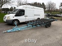 Knott Bremsentech Twin Axle V Shaped Hull Roller Boat Trailer 19ft