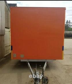 LARGE BOX TRAILER. 14ft Twin Axle Trailer. Storage Box. WATERTIGHT TRAILER