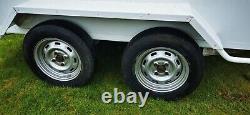 LYNTON BOX TRAILER 1600KG 8ft x 5ft x 5ft TWIN AXLE. TOWS GREAT. EXCELLENT