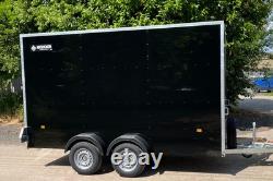 Large Box Van Trailer 12' x 5' x 6'6- Twin Axle Braked 2600kg RAMP