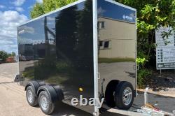 Large Box Van Trailer 12' x 5' x 6'6- Twin Axle Braked 2600kg RAMP