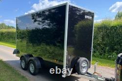 Large Box Van Trailer 12' x 5' x 6'6- Twin Axle Braked 2600kg RAMP