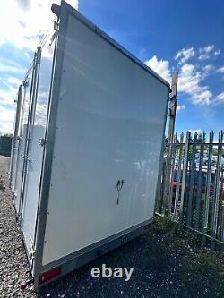 Large Braked Lockable Box Tow Van Trailer ideal for removals and storage