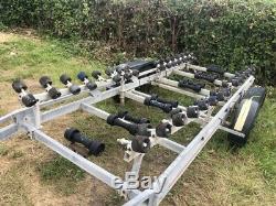 Large Galvanised Twin Axle Boat Trailer // Px swap