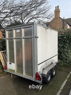 Large Tickners 10ft x 6ft x 6.5ft Braked Box Van Trailer + Side Door NO VAT