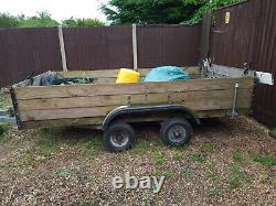 Large Twin Axle Cargo Trailer Drop Tailgate