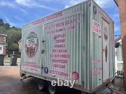 Large Twin Axle Dessert Catering Trailer Food Truck