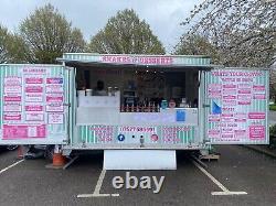 Large Twin Axle Dessert Catering Trailer Food Truck