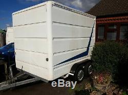 Large box trailer. Tow a van. Twin Axle. New tyres. RemovalsCatering Trailer