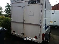 Large box trailer. Tow a van. Twin Axle. New tyres. RemovalsCatering Trailer