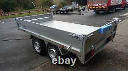 Lider Trailer 39600PE 8X5 2500kg braked Twin Axle Electric Tipping Trailer