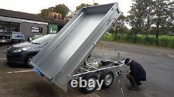 Lider Trailer 39600PE 8X5 2500kg braked Twin Axle Electric Tipping Trailer