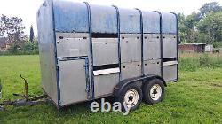 Livestock Cattle Trailer Used 10ft twin axle