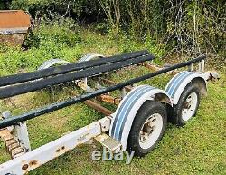 Load Rite 8000KG Boat trailer. 26 ft, twin axle for bilge keel RIB or bilgekeel