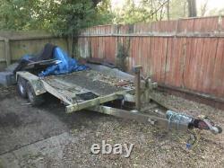 Lynton galvanized tilt bed tipping twin axle car transporter trailer large size