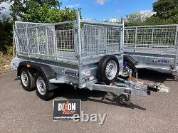 M-Tec Goods Trailer Twin Axle + cage 8 x 4 2000kg 2023 Incl VAT