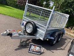 M-Tec Goods Trailer Twin Axle + cage 8 x 4 2000kg 2023 Incl VAT