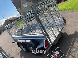 M-Tec Goods Trailer Twin Axle + cage 8 x 4 2000kg 2023 Incl VAT