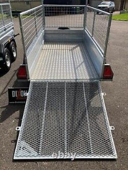 M-Tec Goods Trailer Twin Axle + cage 8 x 4 2000kg 2023 Incl VAT