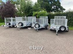 M-Tec Goods Trailer Twin Axle + cage 8 x 4 2000kg 2023 Incl VAT