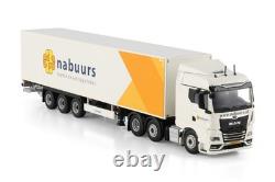 MAN TGX GM 6x2 twin steer box trailer 3 axle Nabuurs WSI truck models 150