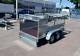 Mesh Sides Trailer 8ft X 4.4ft Twin Axle 250cm X 135cm 750kg Unbraked