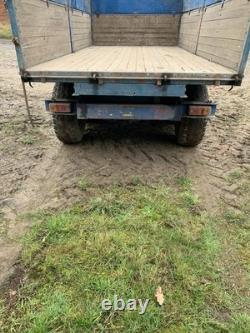 Marshall twin axle 8 ton trailer