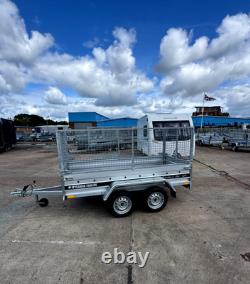 Mesh Cage Trailer 8x4 Twin axle Unbraked Mesh Car Trailer MGW 750kg Brand New