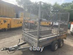 Mesh Cage Twin Axle 2.7t High Sides Trailer Braked