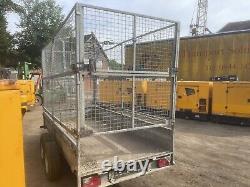 Mesh Cage Twin Axle 2.7t High Sides Trailer Braked