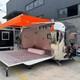 Mirror Finish Twin Axle Mobile Stage Trailer Fold-down Platform Exhibition Unit
