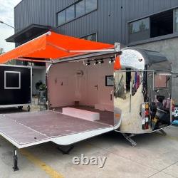 Mirror Finish Twin Axle Mobile Stage Trailer Fold-Down Platform Exhibition Unit