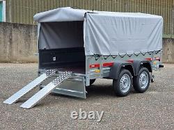 Motorcycle Camping Trailer 8'7 x 4'1 750 kg with Ramps