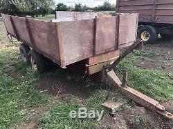 Muck / Tipping Trailer, Twin Axle
