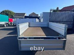 NEW 8ft x 5ft twin axle HOCHLANDER trailer with drop down sides