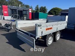 NEW 8ft x 5ft twin axle HOCHLANDER trailer with drop down sides