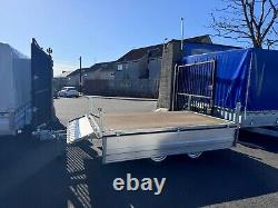 NEW 8ft x 5ft twin axle HOCHLANDER trailer with drop down sides