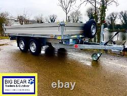 NEW Bockmann 3 way Tipper Tipping Trailer MGW 3500kg 12'3x5'11 Nugent Ifor Tip