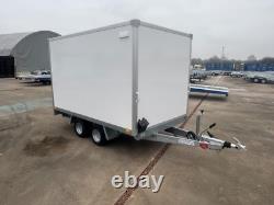 NEW Box Trailer 10ft x 6ft x6ftH Twin Axle Car Trailer 3mx 1.8m 2700kg Tail Ramp