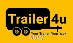 NEW Box trailers, single or twin axle, white, black, coloured, all sizes