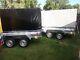 New Car Box Camping Trailer Twin Axle 8ft X 5ft 750kg