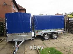 NEW CAR BOX CAMPING TRAILER TWIN AXLE 8ft x 5ft 750kg