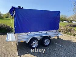 NEW CAR BOX CAMPING TRAILER TWIN AXLE 8ft x 5ft 750kg