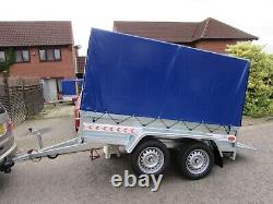 NEW CAR BOX CAMPING TRAILER TWIN AXLE 8ft x 5ft 750kg