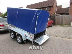 NEW CAR BOX CAMPING TRAILER TWIN AXLE 8ft x 5ft 750kg