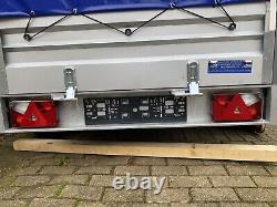 NEW CAR BOX CAMPING TRAILER TWIN AXLE 8ft x 5ft 750kg