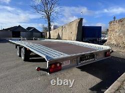 NEW CAR TRAILER 4,5m X 2,1m 2700KG TWIN AXLE AL-KO CAR TRANSPORTER