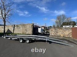 NEW CAR TRAILER 4,5m X 2,1m 2700KG TWIN AXLE AL-KO CAR TRANSPORTER